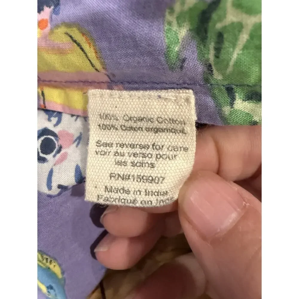 Print Fresh Oceania Pajama Pants Womens Cropped Pockets SZ XL Purple Coral Reef